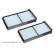 Kit de filtres, air d?habitacle ADC42503 Blue Print, Vignette 4