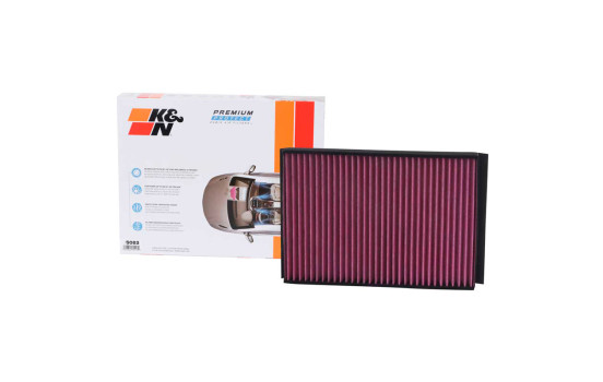 Le filtre à air d'habitacle à usage unique K&N Premium convient à divers modèles Jaguar/Land Rover/Volvo (D DVF5083 K&N, Image 3