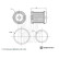 Filtre hydraulique, boîte automatique ADBP210101 Blue Print, Vignette 3