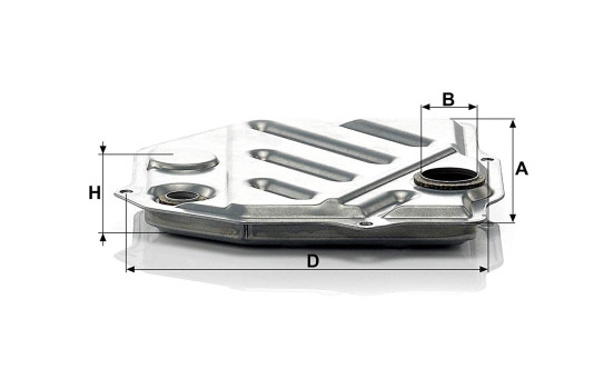 Filtre hydraulique, boîte automatique H 2014 x KIT Mann, Image 3