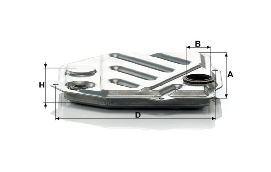 Filtre hydraulique, boîte automatique H 2014 x KIT Mann, Image 6