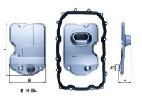Filtre hydraulique, boîte automatique HX 160KIT Mahle