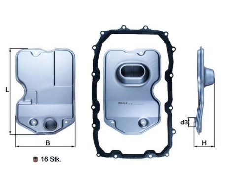 Filtre hydraulique, boîte automatique HX 160KIT Mahle