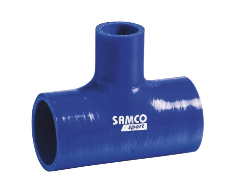 Samco Silicon Pièce en T bleu 63/25 102mm, Image 2