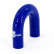 Tuyau Bonrath Silicone coude à 180 degrés - Longueur: 50mm - Ø16mm
