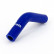 Tuyau Bonrath Silicone coude à 45 degrés - Longueur: 50mm - Ø25mm