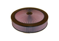 Bride K&N 130 mm, diamètre 14'', hauteur 79 mm, base 7/8'' avec couvercle X-Stream (66-3050)