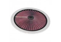 Couvercle K & N X-Stream 14 '' chromé (66-1401XP)