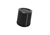 Filtre à air noir K&N Universal Dryflow conique - dessus en fibre de carbone - connexion 70 mm, fond 129 mm,