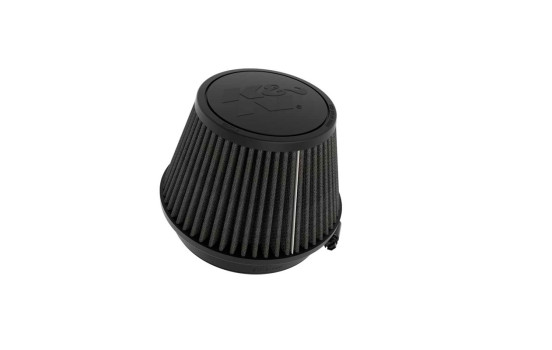 Filtre à air noir K&N Universal Dryflow, connexion conique 127 mm, fond 165 mm, haut 114 mm, haut 102 mm