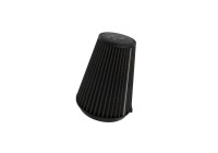 Filtre à air noir K&N Universal Dryflow, connexion conique 152 mm, fond 191 mm, haut 114 mm, haut 229 mm
