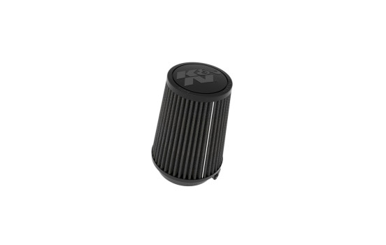 Filtre à air noir K&N Universal Dryflow, connexion conique 76 mm, fond 114 mm, haut 89 mm, haut 146 mm