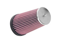 Filtre à air universel K&N, connexion conique de 70 mm, bas de 119 mm, haut de 89 mm, hauteur de 209 mm (RC-5291)