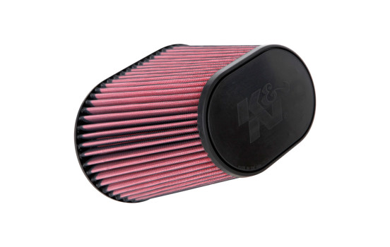 Filtre à air universel K&N ovale/conique avec raccord ovale, raccord 178x132mm, fond 254x159mm