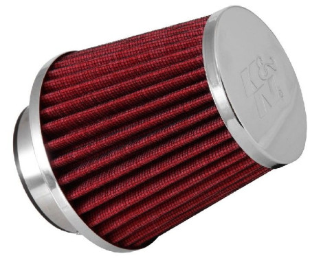 Filtre de remplacement universel K&N RG-Series avec 3 diamètres de connexion - Longueur 114 mm - Rouge (RG-1003RD-L, Image 3