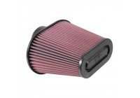 Filtre K & N universel ovale / conique Raccord 94 mm Raccord 222 mm x 140 mm Dessous, 162 mm x 81 mm Dessus 178 mm H