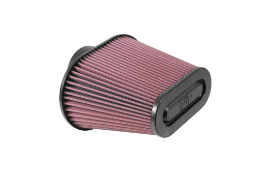Filtre K & N universel ovale / conique Raccord 94 mm Raccord 222 mm x 140 mm Dessous, 162 mm x 81 mm Dessus 178 mm H