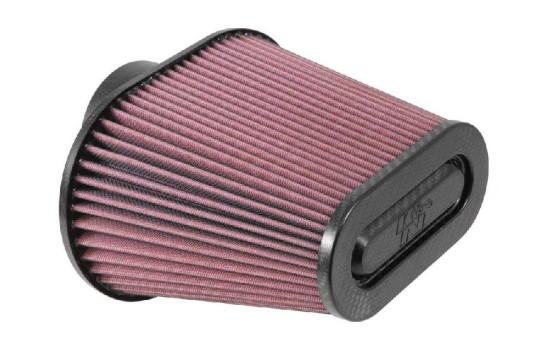 Filtre K & N universel ovale / conique Raccord 94 mm Raccord 222 mm x 140 mm Dessous, 162 mm x 81 mm Dessus 178 mm H, Image 2