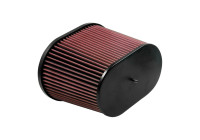 Filtre K & N universel ovale / conique, raccordement 94mm, base 254mm x 178mm, plateau 229mm x 137mm, 200mm