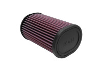 Filtre ovale universel K & N, 62 mm, raccordement 20 degrés, 114 mm x 95 mm, 178 mm (RU-1390)