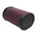 Filtre ovale universel K & N, 62 mm, raccordement 20 degrés, 114 mm x 95 mm, 178 mm (RU-1390)