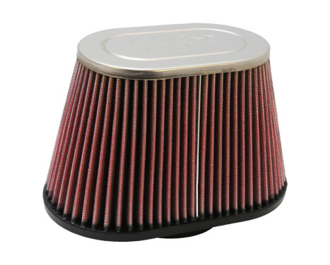Filtre universel K & N connexion 89 mm, fond 216 mm x 133 mm, haut 159 mm x 102 mm, hauteur 140 mm (RC-504
