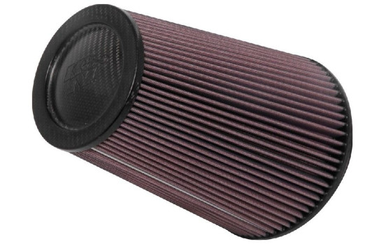 Filtre universel K&N - dessus en fibre de carbone - connexion 152 mm, fond 190 mm, haut 127 mm, hauteur 254 mm (R, Image 2