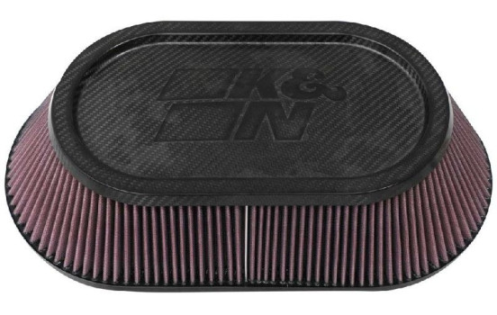 Filtre universel K&N - fibre de carbone - connexion 102 mm, fond 457 mm x 254 mm, haut 349 mm x 189 mm, 108, Image 2