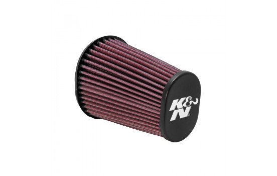 Filtre universel ovale / conique K & N avec raccordement de 62 mm, fond de 114 mm x 95 mm, haut de 89 mm x 64 mm, 15