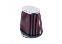 Filtre universel ovale / conique K & N, raccordement décalé 54mm, sol 102mm x 76mm, Dessus 76mm x 51mm, 10