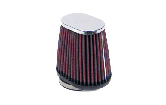 Filtre universel ovale / conique K & N, raccordement décalé 54mm, sol 102mm x 76mm, Dessus 76mm x 51mm, 10
