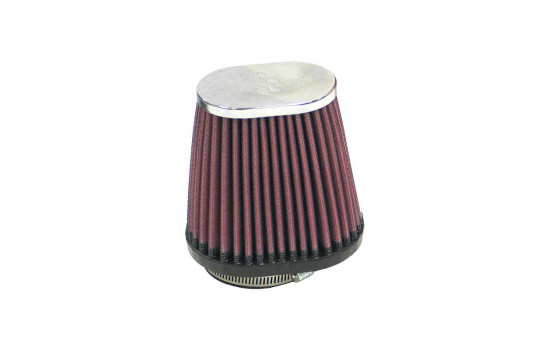 Filtre universel ovale / conique K & N, raccordement décalé 54mm, sol 102mm x 76mm, Dessus 76mm x 51mm, 10