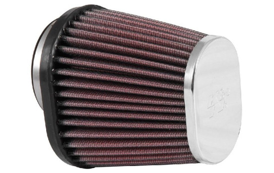 Filtre universel ovale / conique K & N, raccordement décalé 54mm, sol 102mm x 76mm, Dessus 76mm x 51mm, 10, Image 3