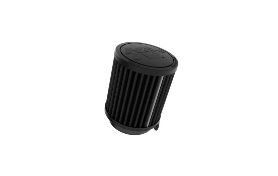 K&N Filtre à air universel Dryflow noir rond, connexion 62 mm, diamètre 89 mm, hauteur 102 mm (RU-3118