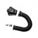 K & N filtre Apollo universel, raccordement 70mm, tube noir (RC-5052AB)