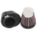 K&N Filtre ovale universel Connexion 54 mm, Bas 102 mm x 76 mm, Haut 76 mm x 51 mm, Hauteur 70 mm (RC-0, Vignette 2