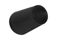 K&N Universal Dryflow Black Air Filter Conical 127mm connection, 165mm bottom, 121mm top, 222mm ho