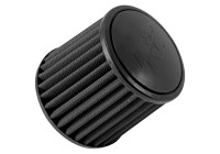 K&N Universal Dryflow Black Filtre à air conique connexion 70 mm, bas 152 mm, haut 133 mm, hauteur 133 mm