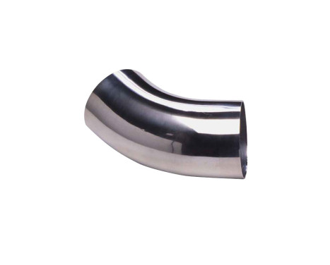 Tube de filtre à air en aluminium universel - 45 degrés - Diamètre 50 mm