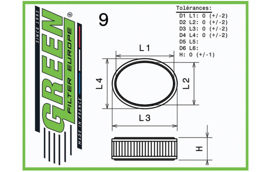 Filtre de rechange vert, Image 2