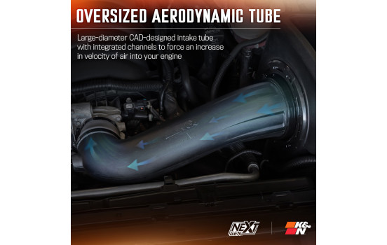 Admission d'air froid K&N NextGen compatible avec Cadillac/Chevrolet/GMC 5.3L/6.2L V8 2019- (50-3110) K&N, Image 8