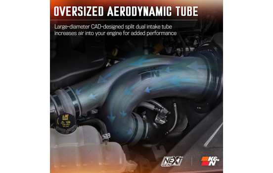 Admission d'air froid K&N NextGen compatible avec Ford F150 et F150 Raptor 3.5L V6 2017-2020 (50-2609) K&N, Image 8