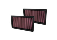 Filtre de remplacement K&N sur mesure pour Land Rover Range Rover (V) V8 4.4L 2022- (Jeu de 2 pièces) (33-51 33-5134 K&N