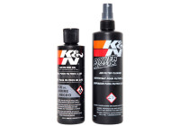 K&N Kit de recharge de filtre à air avec bouteille d'huile à presser (99-5050BK) K&N