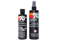 K&N Kit de recharge de filtre à air avec bouteille d'huile à presser (99-5050BK)