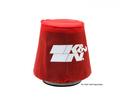 K & N Cache en nylon conique, rouge (22-2040PR)