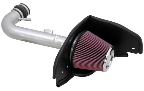 Kit K & N Typhoon pour Ford Mustang V6-4.0L 2010 argenté (69-3525) 69-3525TS K&N, Image 2