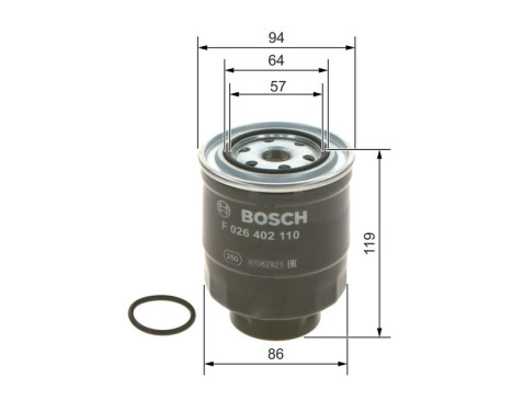 Filtre à carburant N2110 Bosch, Image 5