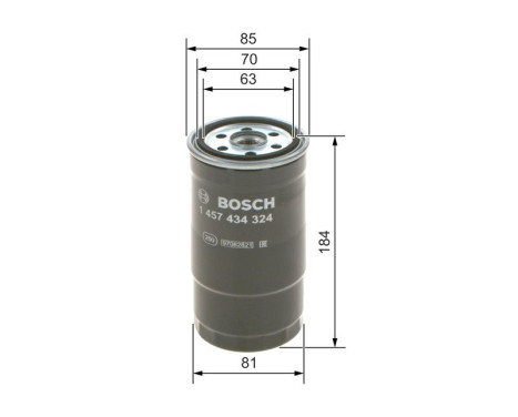 Filtre à carburant N4324 Bosch, Image 7