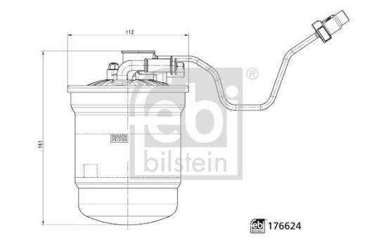 Filtre à carburant 176624 FEBI, Image 3